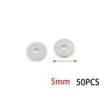 50Pcs 304 Stainless Steel Gold & Silver Flat Round Spacer Beads, Disc Washer Beads For DIY Jewelry Making - Spacer Beads - View 13