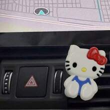 1 chiếc phụ kiện trang trí xe hơi hình nhân vật Sanrio, kẹp gắn cửa gió điều hòa, hình các nhân vật hoạt hình dễ thương như Hello Kitty, My Melody, Kuromi, phụ kiện nội thất xe hơi phong cách thư giãn. - Nhiều màu - Xem 10