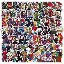 100pcs Marvel Avengers Stickers, Spider Man, Iron Man Stickers, Water Cup/Computer DIY, Handmade Material, Four Seasons Universal - Multicolor - View 4