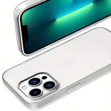 1pc Transparent Phone Case, Compatible With Apple 17/17Pro/17ProMax/16/16Pro/16ProMax/15/15Pro/15ProMax/14/13/12/11, Waterproof, Shockproof, Anti-Fall, Anti-Scratch, Soft Protective Cover - Clear - View 2