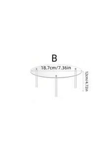 Giá đựng bánh cupcake bằng acrylic, giá trưng bày tráng miệng hình tròn trong suốt, thích hợp cho bánh ngọt, sinh nhật, đám cưới, bánh pastry. - Nhiều màu - Xem 8