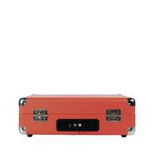 Vintage Bluetooth Turntable VC400, Vinyl Player And Digitizer, 2 Built-In Speakers, Suitcase Design ✅ Delivery 24/48h - Red - View 6