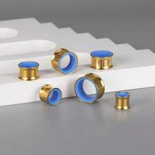 2 chiếc khuyên tai dạng ống tròn rỗng, bằng thép không gỉ, không gây dị ứng, thích hợp làm quà tặng cho cả nam và nữ. - tròn - Xem 7