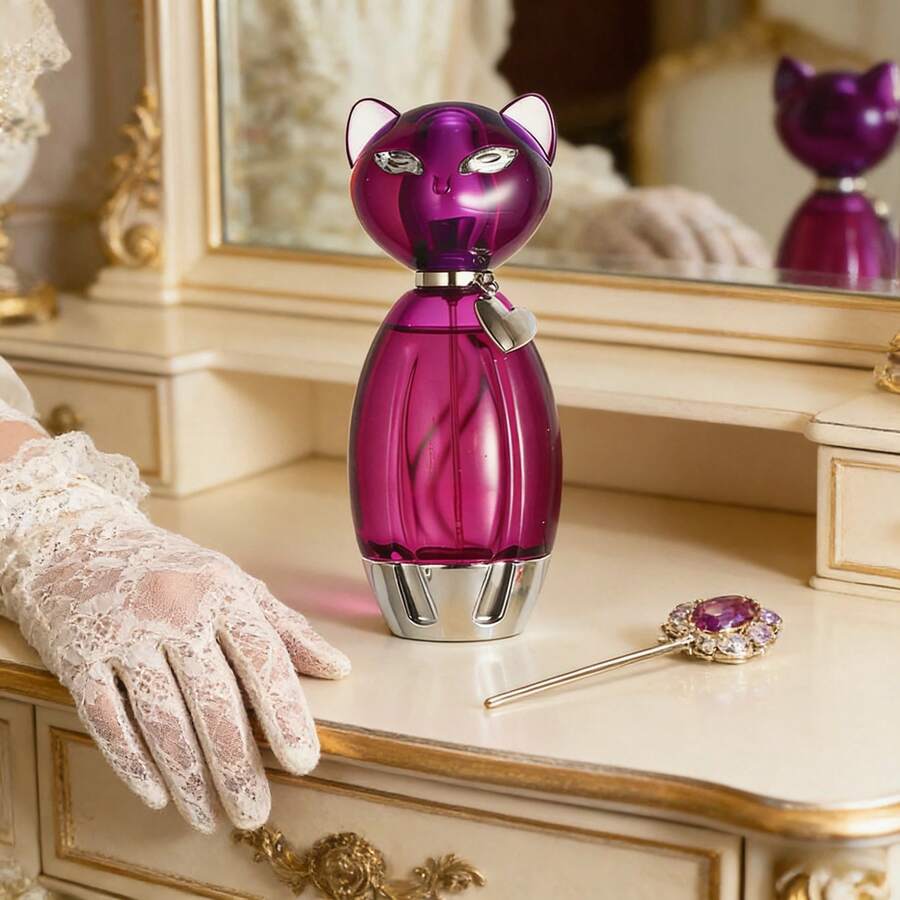 Purple Cat Floral Fruity Woody Eau de Toilette for Women 100ml, Long-Lasting Sweet & Youthful Scent, Ideal for Dates, Commutes & Gifts - Notas florales - Ver 1