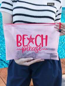 1pc Large Capacity Wet & Dry Separated Travel Toiletry Bag, Suitable For Travel, Vacation, Business Trip - Multicolor - View 1