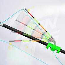 1/3/5pcs Dark Raft Fishing Alarm, Shore Float Raft Rod Lure Fishing Night Fishing Rod Tip Signal Fishing Float Bite Indicator, Portable Fishing Gear - Multicolor - View 3