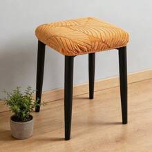 1 buc pătrat scaun husă elastică scaun husă utilă masă scaun husă stretch scaun de luat masa protecție uz casnic articol moale scaun husă - Multicolor - Vizualizare 11