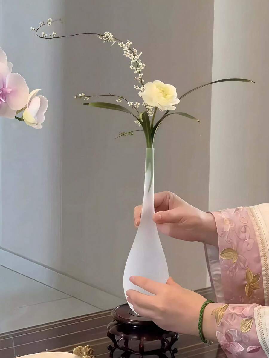 Bình hoa thủy canh trong suốt sang trọng tối giản, thích hợp cho phòng khách, phòng trà, kệ tivi, phòng tiếp khách, tiền sảnh, tủ trưng bày, phòng học. - bình trong suốt - Xem 1