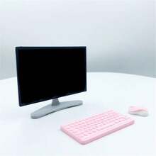 1:12 比例迷你娃娃屋家具小摆件套装 - 笔记本和鼠标，娃娃屋微缩模型，迷你玩具，迷你物品，娃娃屋迷你家具和电器，娃娃屋家居装饰，房间装饰，角色扮演装饰，派对装饰，小礼物，情人节、复活节和愚人节最佳迷你玩具 - 彩色 - 查看 17