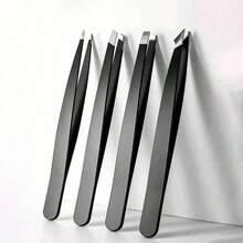 4Pcs Precision Tweezers Set For Eyebrows, Professional Stainless Steel Tweezers For Eyebrows - Great Precision For Facial Hair, Splinter And Ingrown Hair Removal Eyebrow Trimmers Hair Removal, Face Hair Removal, Hair Trimmer, Hair Trimmer, Barber Supplies, Haircut, Bag, Organizer, Storage, Hair Accessories - A - 查看 11