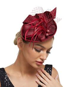 1 chiếc phụ kiện đội đầu duyên dáng cho nữ dự tiệc trà, phong cách retro những năm 1950 kiểu Kentucky Derby, thích hợp cho tiệc cocktail, đám cưới, cô dâu, kẹp tóc, quà tặng sinh nhật, quà tặng Ngày của Mẹ cho phụ nữ và bé gái. - Nhiều màu - Xem 12