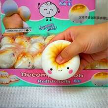 1pc Squishy Toy, Slow Rebound Stress Relief Squeeze Toy, Realistic Shape For Pressure Release - Multicolor - View 4