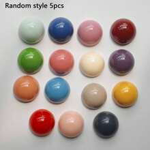 5/10pcs Semicircle Resin Refrigerator Magnets, Colorful Fridge Stickers, Personalized Magnets Suitable For Kitchen, Office, Whiteboard, Storage Cabinet, Dishwasher, Kitchen Decor, Home Decor, Mother's Day Gift - Multicolor - View 11