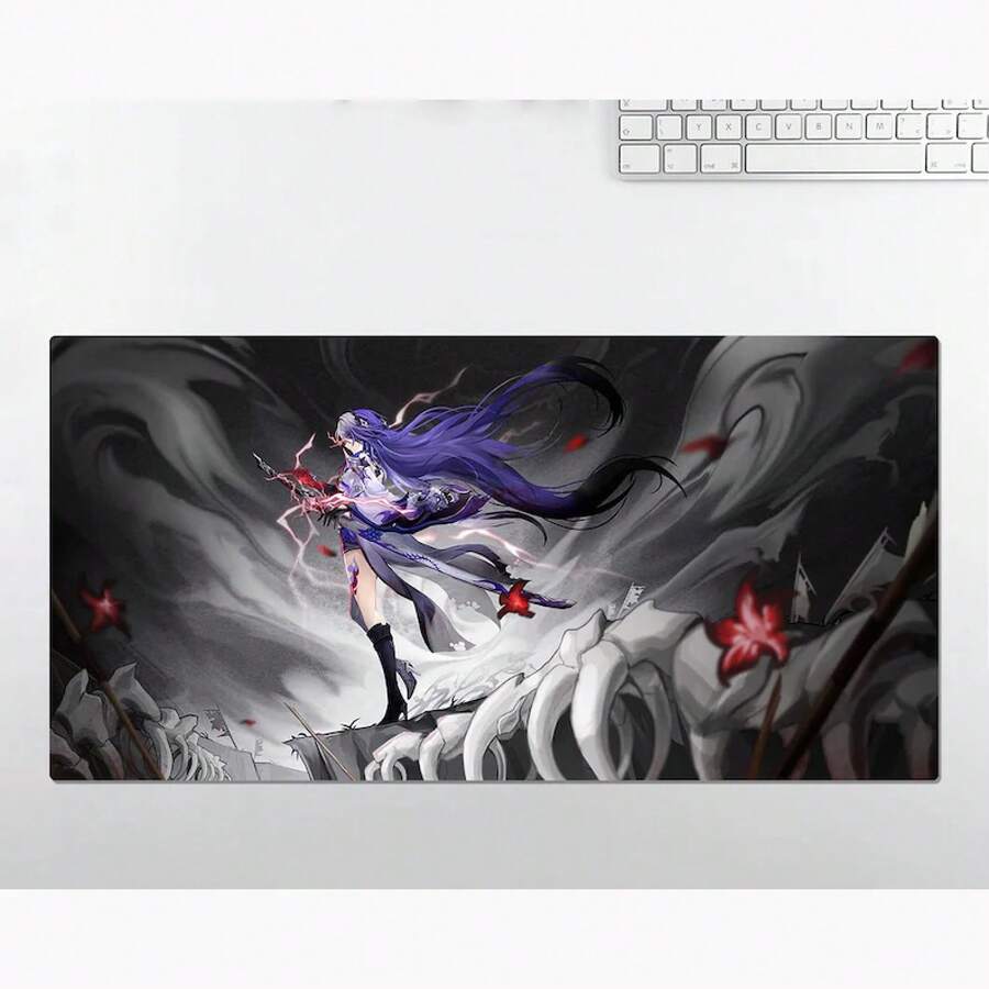 Anime RGB LED Large Mouse Pad, Honkai Star Rail Acheron, Desk Mat, Mousepads,Gaming Mousepad Keyboard Pad, Gift MIP4 - Xem 1