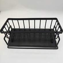1pc Multi-Layer Storage Rack, Multifunctional Plastic Kitchen/Bathroom Sink Organizer Rack, Hanging Faucet Caddy For Sponge & Brush, Durable & Easy To Clean, Space-Saving - Multicolor - View 10