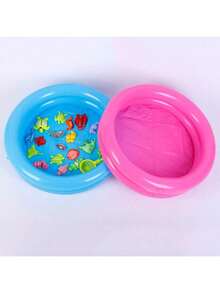 1pc Summer Outdoor Inflatable Water Pool Toy Pool Fishing Pool Double Layer Round Pool Mini Inflatable Round Pool, Can Be Used As A Pet Nest. Please Check The Product Size And Dimensions. - Multicolor - View 10