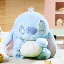 Miniso Disney Stitch Dreamy Planet Lying & Food Party Hug Bun Sitting & Chef Sitting Doll,Adorable Stitch Style,Perfect for Bed & Sofa Decor，Wonderful Gift for Family（1 PC） - 彩色 - 查看 6