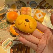 2个装热门盲盒可爱面包造型慢回弹减压捏捏乐玩具，创意搞怪礼物 - 彩色 - 查看 4