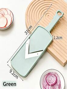 3件套蔬菜沙拉切片器套装,切丝器,切丝器,适用于卷心菜、生菜、紫甘蓝、黄瓜,多功能卷心菜切片器 - 彩色 - 查看 10