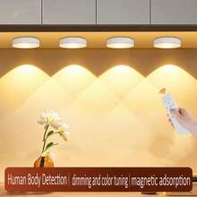 USB磁吸式展示柜迷你射灯,酒柜装饰感应灯,衣柜商品照明 - 彩色 - 查看 4