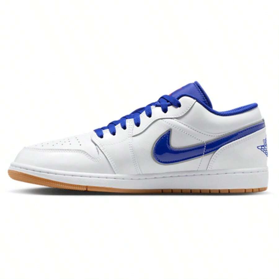 Nike Air Jordan 1 Low 'Men's Patent Varsity Red Black Jordans For Men HV4089-006 | Low-Top Versatility, Everyday Wearable - 冰川藍 - 查看 1