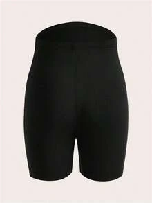 2pcs/Set Maternity Knitted Short Tight-Fitting Maternity Leggings Shorts - Multicolor - View 9