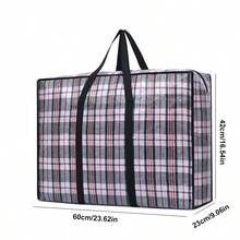 1 pièce Grand sac de rangement imperméable portable, peut être utilisé comme sac de rangement pour couette, sac de rangement pour vêtements, sac d'emballage pour déménagement, grand sac de rangement imperméable en tissu, fermeture éclair - Sac de rangement multifonction durable, convient pour le déménagement, la chambre, les voyages et le rangement des outils - Plusieurs couleurs disponibles, sac de rangement, boîte de rangement - Multicolore - Voir 7
