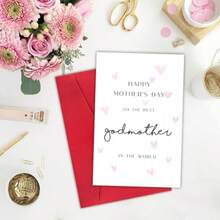 Funny Godmother Mother's Day Card Cute Gift From Goddaughter Or Godson Humorous And Heartwarming Happy Mother's Day Message For Her Perfect Sentimental Present From And Family Celebrating Mom's Special Day - người mẹ đỡ đầu tuyệt vời nhất - Xem 4