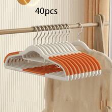 10pcs Non-Slip Clothes Hangers, Heavy Duty Durable Hangers For Home Clothing Drying And Storage Organization, Suitable For Bedroom, Bathroom, Household - Multicolor - View 33