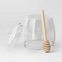 18.5 Fl Oz 3pc Honey Pot Glass Food Storage Container - : Dishwasher-, Autumn Shapes -Exclusive Limited-Time Offer - 1 - 查看 3