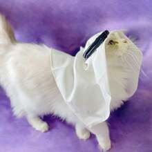 1pc Handmade Pet Sun Protection & Windproof Headscarf Hat, Pet Grooming Accessory - Multicolor - View 2