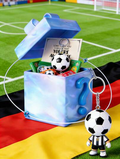 5/4/3/2/1 Stück Fußball Schlüsselanhänger aus Legierung, Fußball Weltmeisterschaft Schlüsselanhänger Anhänger, Sport Souvenir Schlüsselanhänger, Taschenanhänger, Geschenk für Fußballfans, Muttertag, Vatertag, Abschlussgeschenk