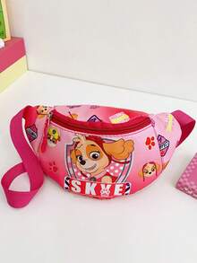 1 chiếc túi đeo hông thời trang in hình hoạt hình Paw Patrol, túi đeo vai đơn giản, túi đeo chéo dễ thương thích hợp cho du lịch và đi làm. - Nhiều màu - Xem 9