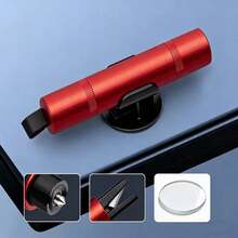 Multifunctional Car Safety Hammer, 2-In-1 Window Breaker & Seatbelt Cutter, Car Emergency Escape Tool - Multicolor - View 5