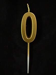 1 pezzo Candele numerate da 0 a 9 in oro carino, adatte per decorare torte di compleanno, celebrazioni di anniversari, ricordi di compleanni e altri eventi festivi - oro - Visualizzare 8