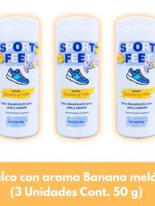 Talco Para Sport Feet Kids 50g (banana Y Melon) (3 Unidades) - Aloe Vera - Ver 2