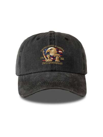 Mũ lưỡi trai unisex kiểu cổ điển, in chữ giả cũ, thích hợp cho hoạt động ngoài trời, du lịch, leo núi, đi biển.