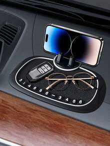 通用防滑汽车仪表盘垫，防滑车载手机支架垫，适用于和安卓智能手机 - 多色 - 查看 1