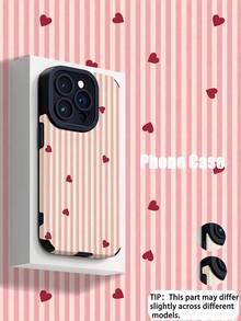 1 chiếc ốp lưng điện thoại cao cấp mềm mại, chống rơi, họa tiết trái tim đỏ sọc dọc tối giản, thích hợp làm quà tặng sinh nhật/ngày lễ cho bạn bè, gia đình, người yêu. Phù hợp với các dòng điện thoại: IPhone17/IPhone17 Air/IPhone17pro/IPhone17pro Max/IPhone16/IPhone16 Plus/IPhone16pro/IPhone16pro Max/IPhone15/IPhone15 Plus/IPhone15pro - Nhiều màu - Xem 1