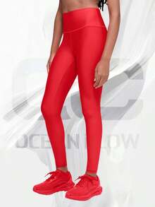 Airlift Winter Warm High-Waist Legging - 鮮紅色 - 查看 1