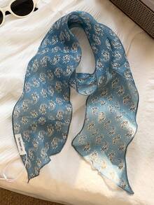 1 chiếc khăn đa năng dùng được cho đầu, băng đô, dải ruy băng, khăn quàng cổ, khăn choàng cổ, phụ kiện, thắt lưng, quà tặng. - Nhiều màu - Xem 12