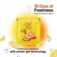 2个装悬挂式空气清新剂，多种香味，持久留香——适用于汽车、浴室、衣柜等场所的除臭剂 - 海洋 - 查看 4