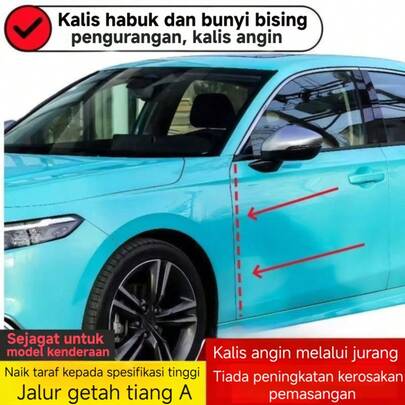 Dải bịt kín trụ A ô tô đa năng, dải bịt kín tự dính, gioăng cửa ô tô, dải bịt kín cửa đa năng, chống bụi, cách âm, băng keo gioăng giảm chấn, phụ kiện trám kín tự dính