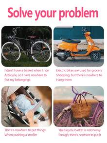 2pcs Electric Bike Hooks, No Drilling Multi-Function Hooks, Universal For Bicycle, Motorcycle, Helmet, Motorcycle Accessories, Accessory Storage, Car Organizer - Hook Up - View 3