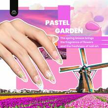 Beetles 53Pcs 36 Colors Travel Diary Cat Eye Gel Nail Polish Set, Pink Purple Shades With 4Pcs Base, Glossy, Matte & Glitter Top Coat, Soak Off UV Gel Manicure Kit, Ideal Gifts For Women - Sổ nhật ký du lịch 53 món, 36 màu - Xem 6