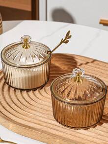 WGROOM 2pcs (1 Jar + 1 Spoon) Plastic Seasoning Jars & Jar Holders, Home/Living Room/Dining Room/Kitchen Storage Canisters, Food Storage Containers, Airtight Jars For Grains, Dried Fruits, Candies, Cookies, Bread, Weddings, Parties, Gifts, Birthdays - Multicolor - View 9