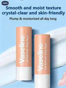 Vaseline 4支/套 3.5克 经典润唇膏（多汁蜜桃味） - 淺粉色 - 查看 3