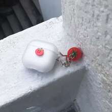 Ốp điện thoại trong suốt dễ thương với nơ 3D đính pha lê và dây đeo cổ tay. - Nhiều màu - Xem 5