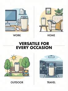 SOKANY Cốc giữ nhiệt chân không bằng thép không gỉ 240ml, cốc hai lớp có thể tái sử dụng cho đồ uống nóng và lạnh như cà phê, nước khoáng, trà trái cây, nước ép, một món quà cà phê tuyệt vời. - Dưới 0,5L - Xem 4