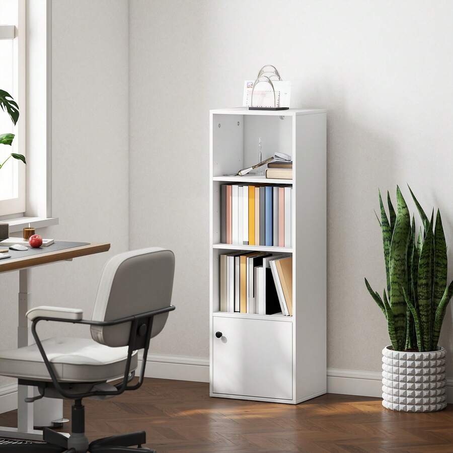 HOMCOM Bookcases - White - View 1